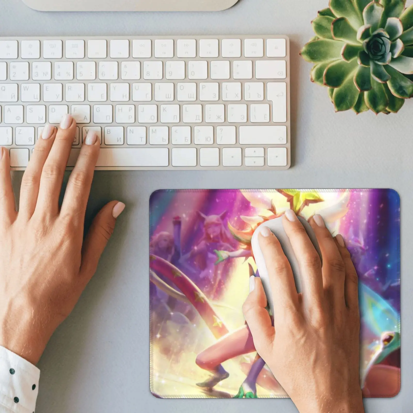 Neeko Star Guardian Mouse Pad stampa fai da te Neeko Neeko Star Guardian Star Guardian League Legends Champ