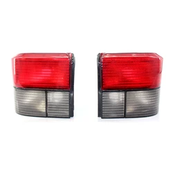 Pair of Tail Lights Red/Smoked Lamps Turn Right+ Left Indicator Side Lamp Rear Tail Light for VW TRANSPORTER T4 CARAVE LLE 90-03