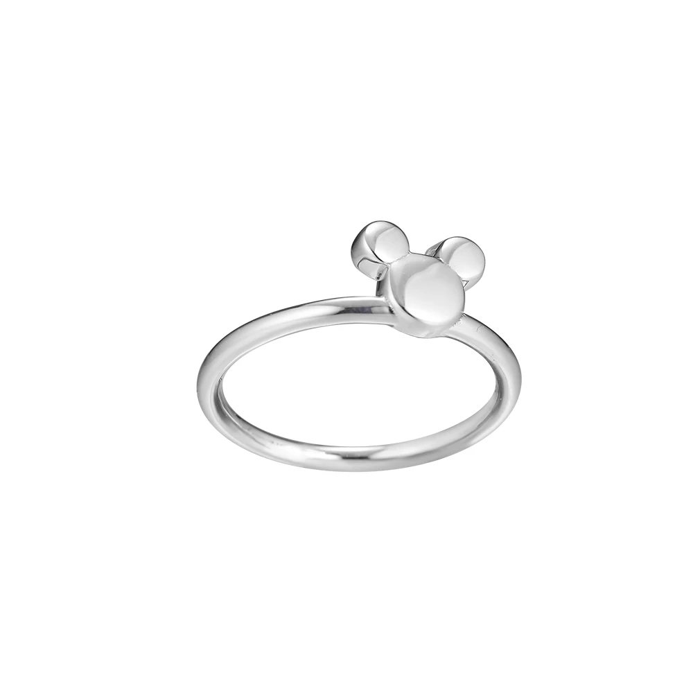 Woman Ring Mouse Silhouette Ring Sterling Silver Jewelry For Woman Jewelry Make Up Fashion Jewelry Rings