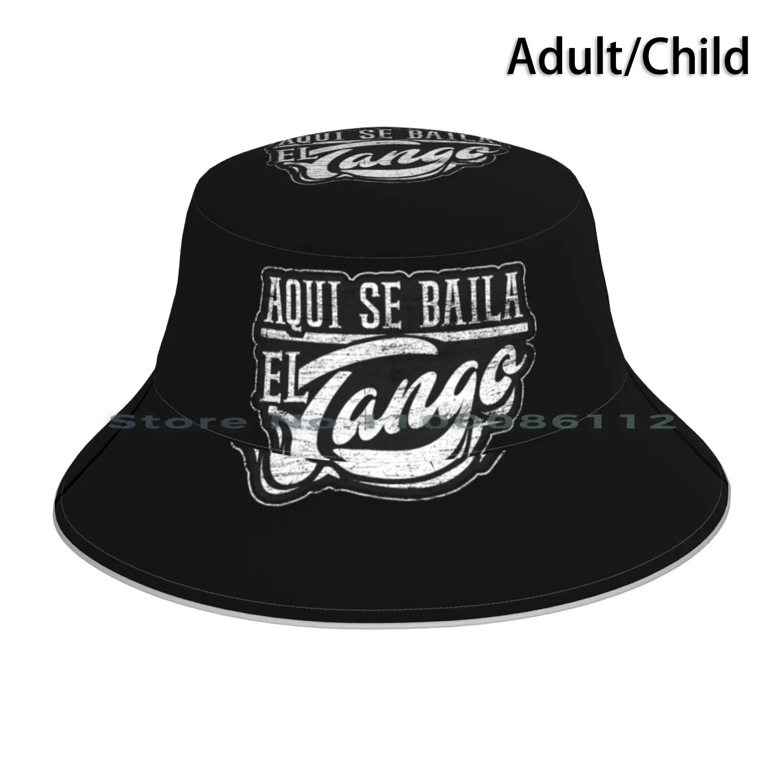 Spanish Tango Dancing Bucket Hat Sun Cap Spanish Spain Tango Dancer Spaniard Idea Foldable Outdoor Fisherman Hat