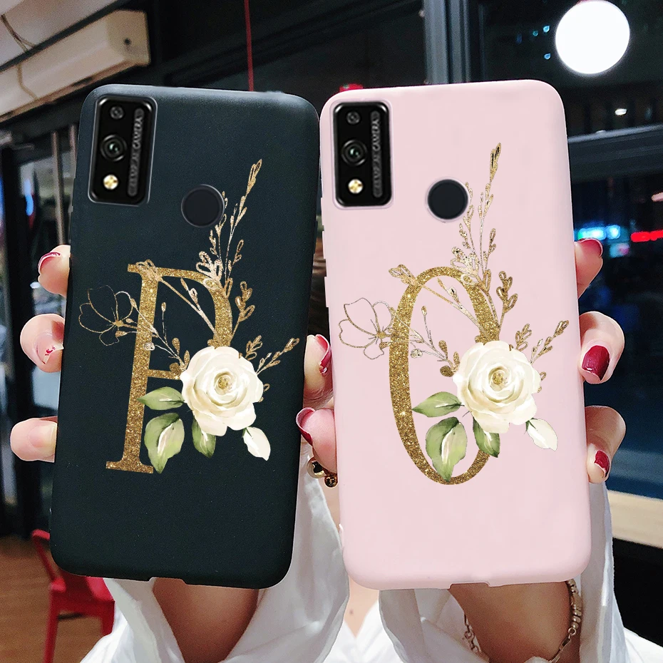 For Honor 9X Lite Case Custom Letters Silicone Soft Back Cover Phone Case For Huawei Honor 9X Lite X9 9Xlite 9 X Lite Case 6.5''