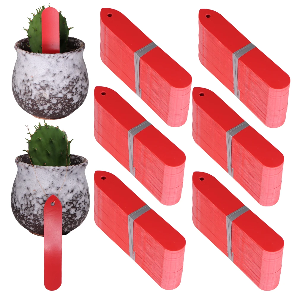 50PCS 1.8x10CM Plant Tags with 4MM Hole Garden Nursery Lables Plastic Pot Markers for Seed Trays Waterproof Reusable Herb Flower view 2