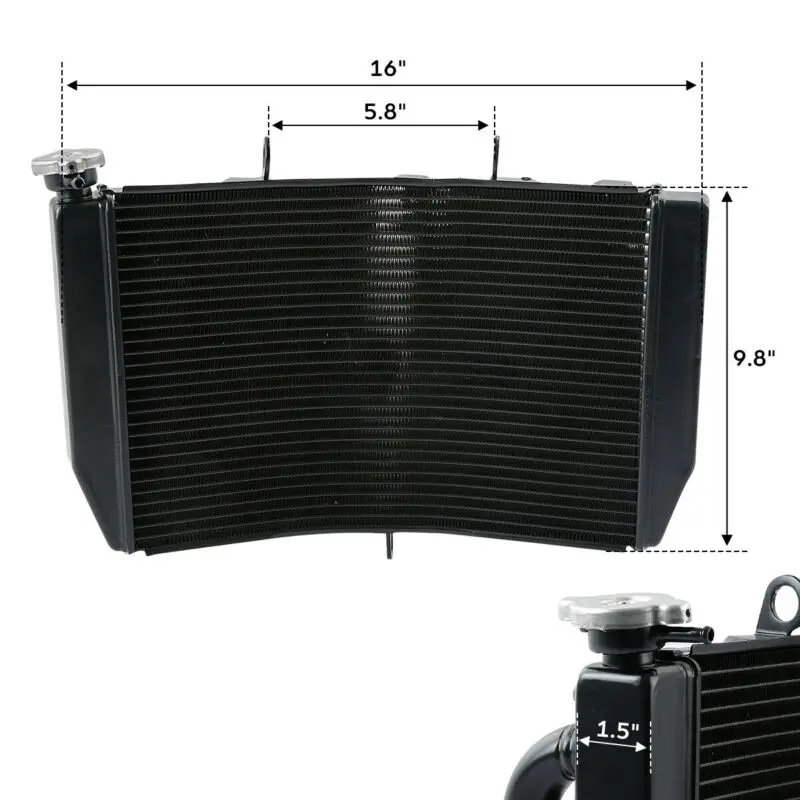 Motorcycle Radiator Cooler For Honda CBR600 F4 1999-2000 CBR600 F4I 2001-2004