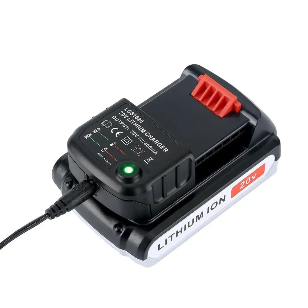 

Lithium Charger For Black & Decker 20V LCS1620 Lithium Ion Battery