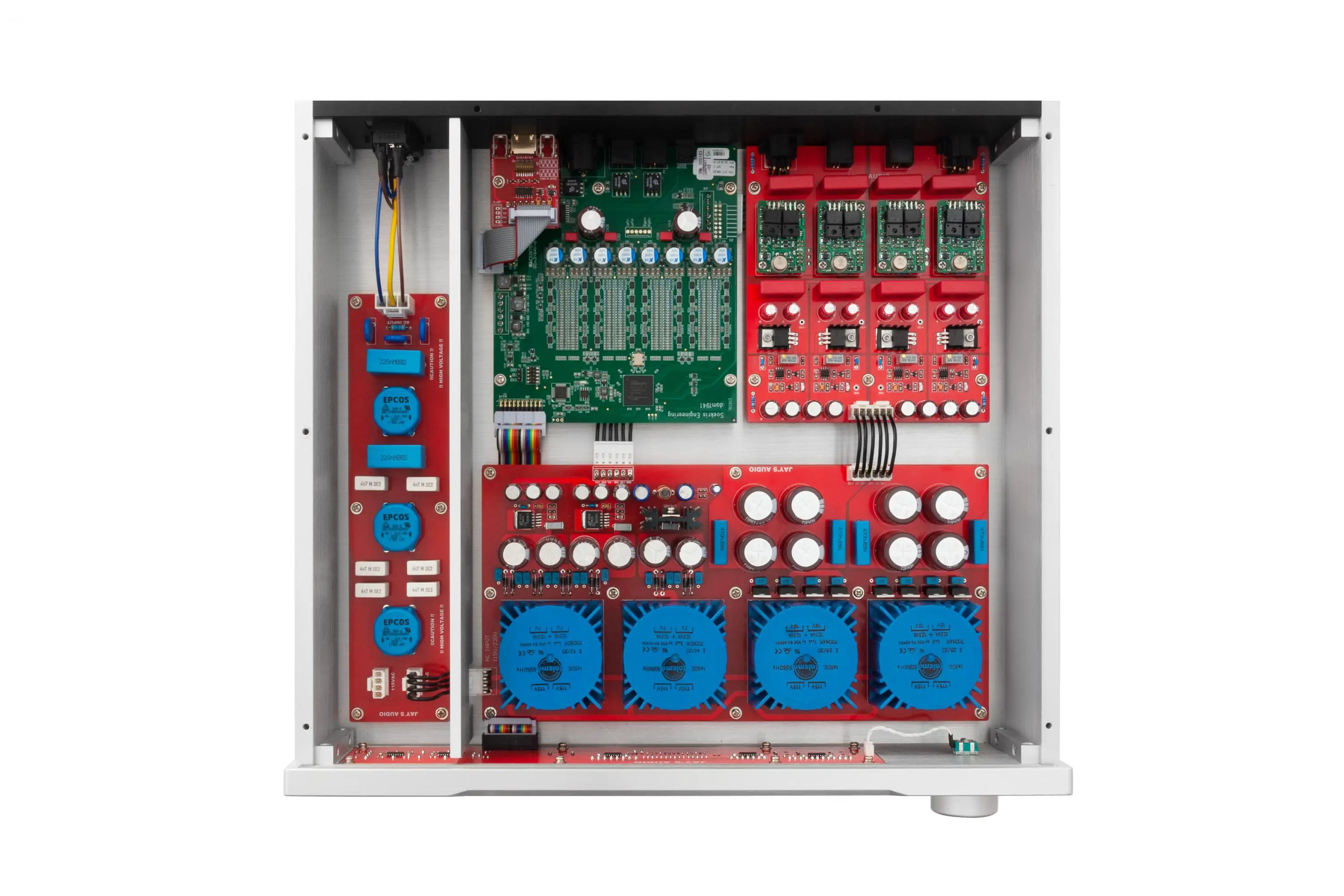 Jay's Audio DAC2-MK3 DAC R2R Decoder Original Danish R2R Module DSD64-256 PCM 24bit/384Khz With Preamp and Headphone Output