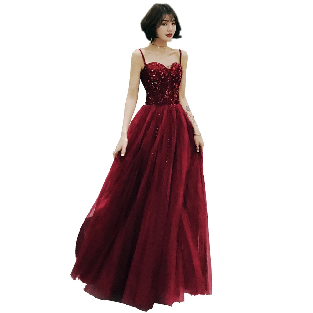 

Prom Dresses Long Vestidos De Fiesta Floor-Length A-Line Tulle Sexy Prom Dress Prom Long Elegant Dresses