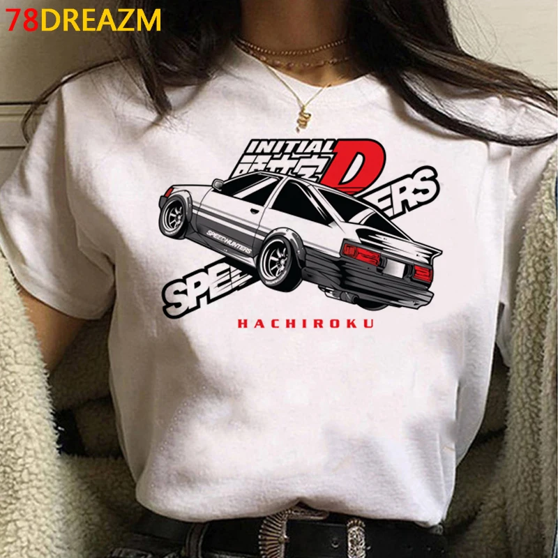 Initial d Akira t shirt men grunge ulzzang streetwear casual tshirt summer top white t shirt kawaii