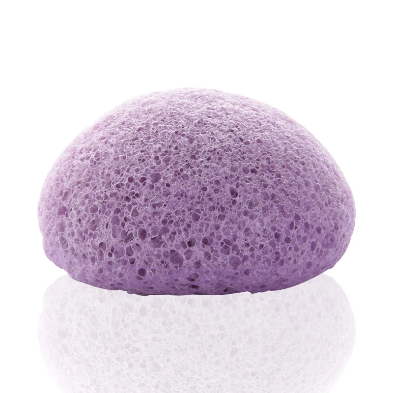 3 Colors Round Shape Konjac Sponge Cosmetic Puff Face Cleaning Sponge Natural Konjac Puff Facial Cleanser Tool Wash Flutter