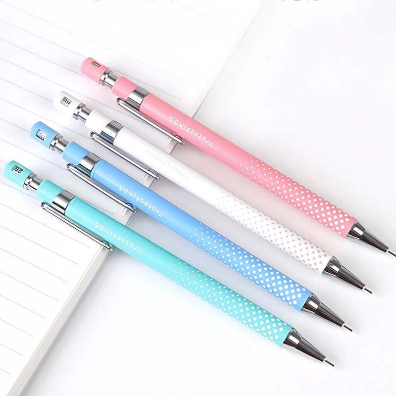 Kokuyo WSG-PS205 Non-breakable Core Non-slip Pen Body Low Center of Gravity Student Drawing 0.5mm Automatic Pencil