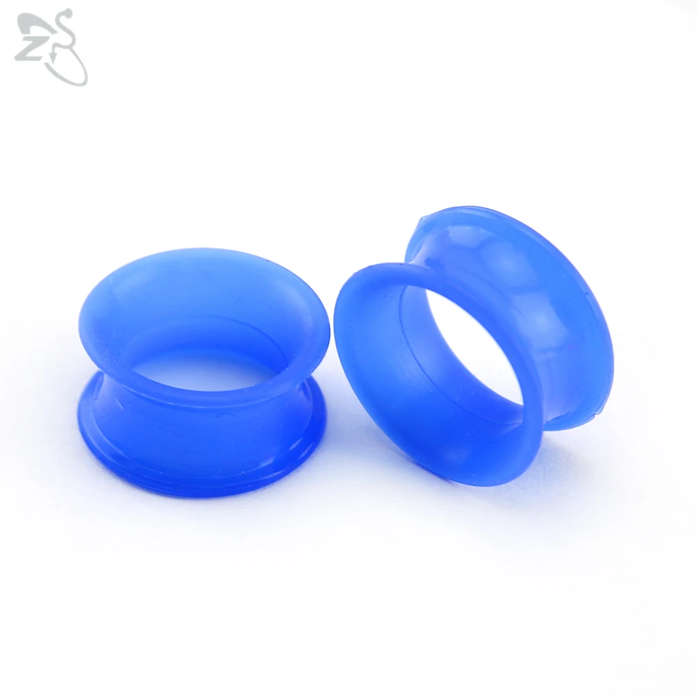 Silicone Thick Double Flared Ear Plug, 2pcs