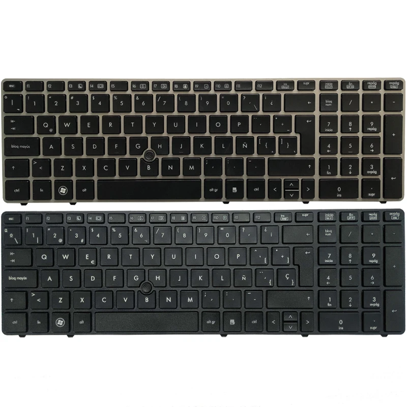 

Latin LA/Spanish SP laptop Keyboard for HP EliteBook 8560p 8570P 8560B 6560b 6565b 6560P keyboard With pointing stick