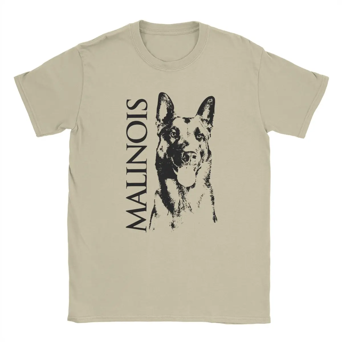 Malinois Dog Belgian Shepherd Mechelaar T Shirt Men\'s 100% Cotton Novelty T-Shirt O Neck Tee Shirt Short Sleeve Clothing 5XL 6XL