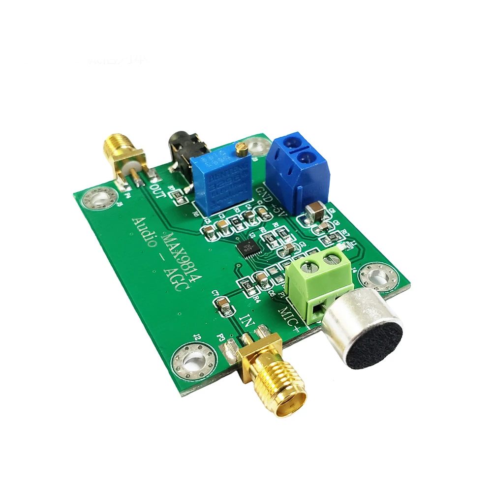 

MAX9814 Microphone Amplifier Module Audio AGC Microphone Sensor Pickup MIC Microphone Sound