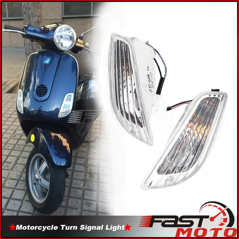 Scooter For LX LXV 50 125 150 2 Takt 4 Takt Motorcycle Front Rear Turn Signal Indicator Light Blinker Signal Lamp Flasher