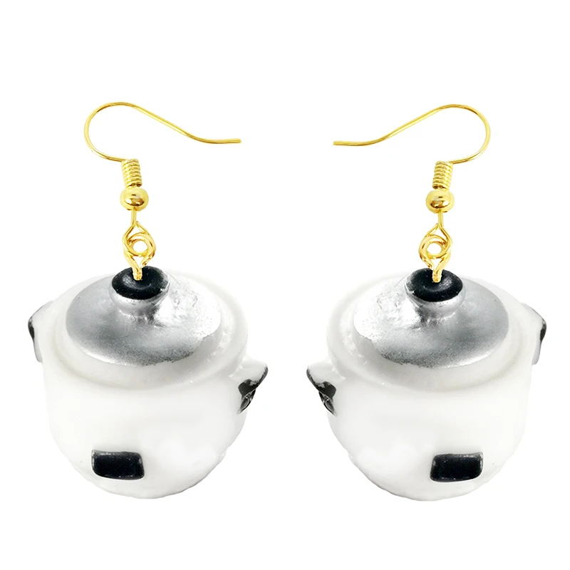 34 Style Water Dispenser Washing Machine Toilet TV Exaggerated Funny Earrings Lovely Party Gift Earhook Women Girls