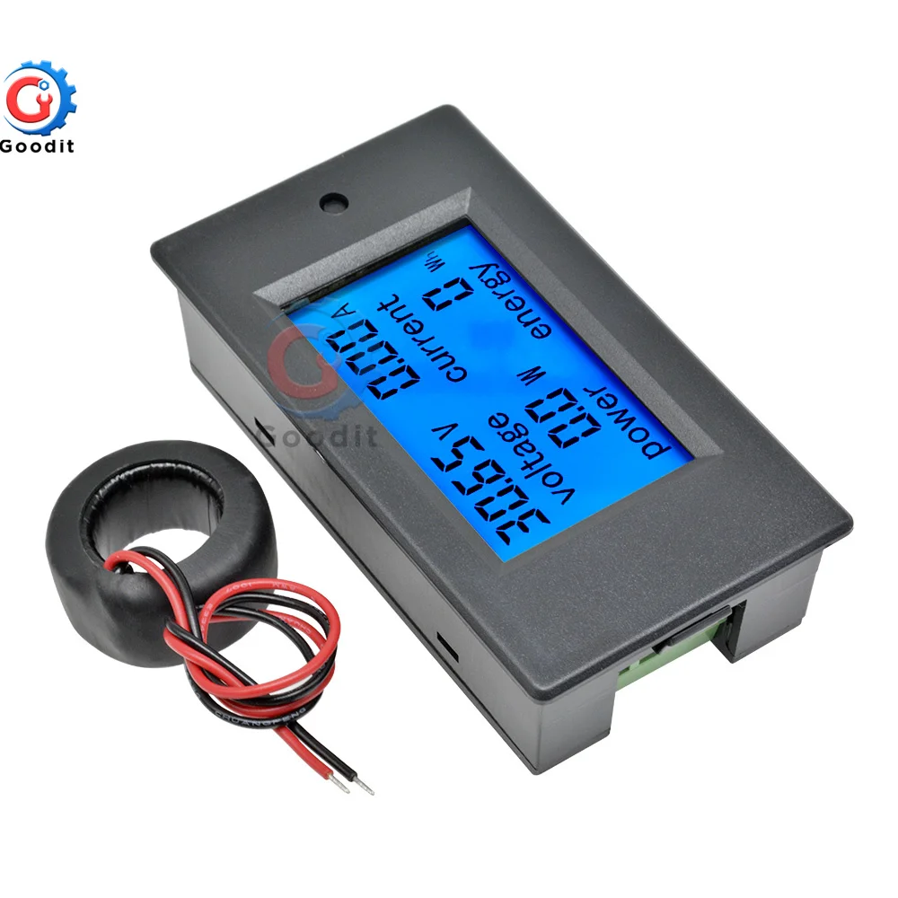 Multimeter Digital LED multi-function Power Monitor Energy Voltmeter Ammeter Watt Voltage  Home Electric Meter AC 80~260V 100A