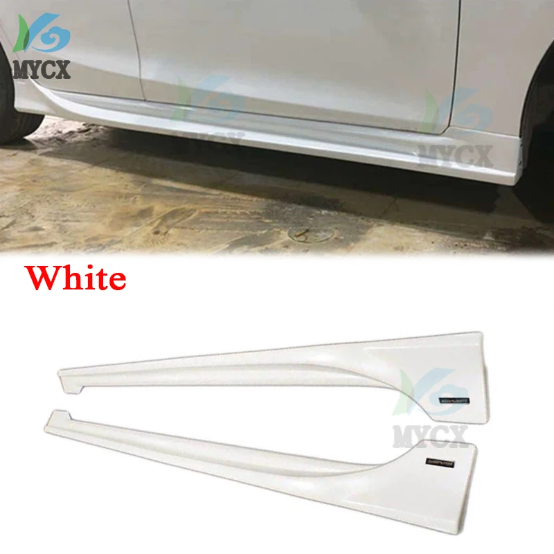 High Quality 2Pcs/1Set ABS Paint Side Skirts Protector Cover Fits For Mazda3 Axela 2014 2015 2016 2017 2018 2019