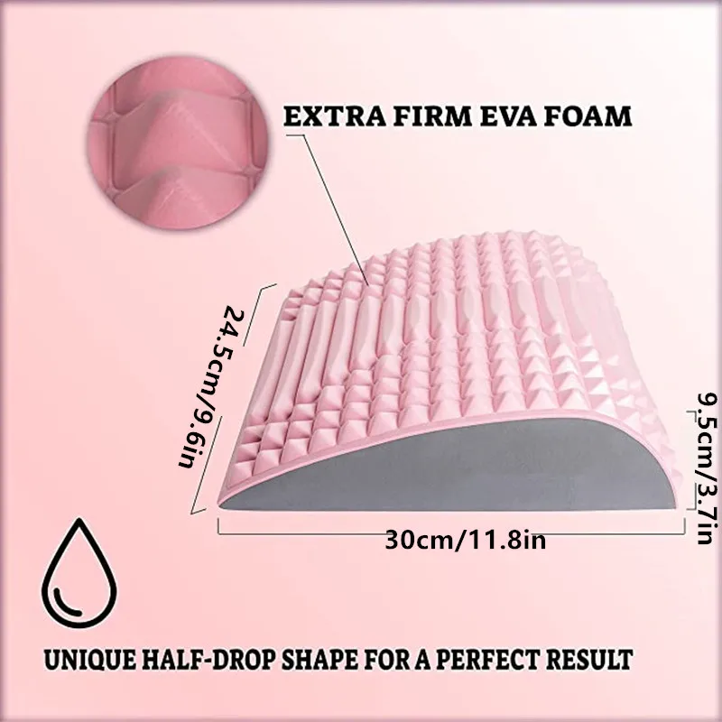 Back Massager Stretcher EVA Abdominal Mat Chronic Lumbar Pain Relief Treatment Massage Back Lumbar Stretcher Posture Corrector