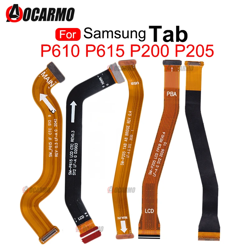Do Samsung Galaxy Tab S6 Lite P610 P615 / P205 P200 Złącze płyty głównej Wyświetlacz LCD Elastyczny kabel Części zamienne