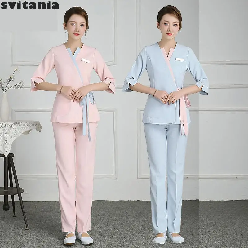 

Work Clothes Women's Autumn Winter Beauty Salon Work uniform