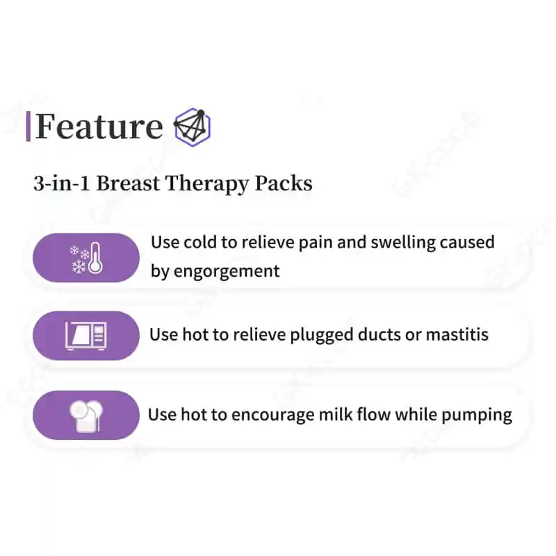 Breast pump accessories cold heat pad Cold hot compress breast nursing pad ease milk up milk and lactation mother supplies RBF21