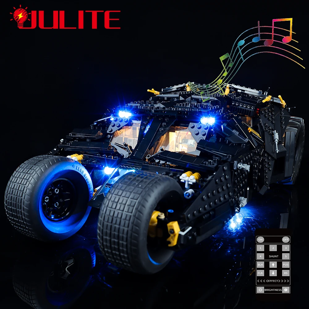 LED Light Kit For 76240 Tumbler Car Model Children's Gifts DIY Toy Set (Not Including Building Blocks)