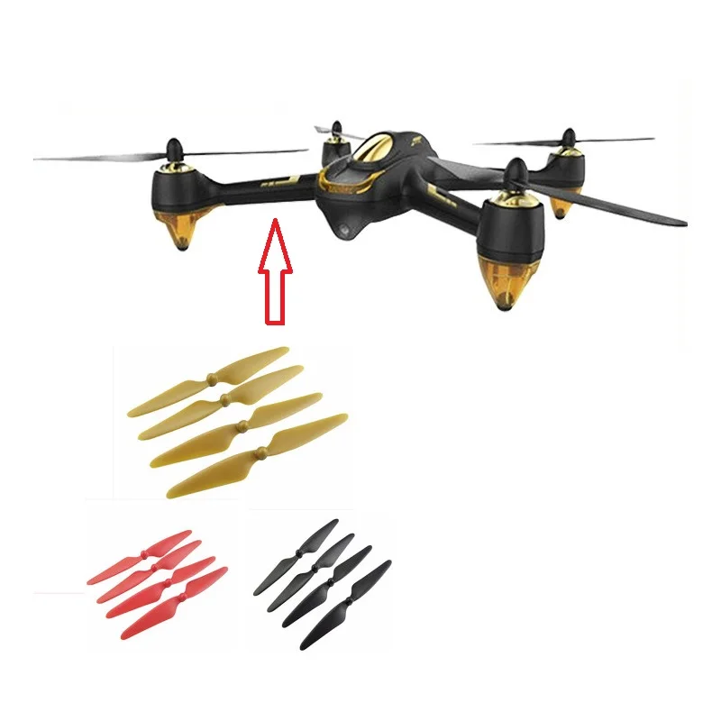 Hubsan H501S MJX B3  Propellers  Blades 4Pcs  CW CCW For RC Quadcopter Drone Gold  Red Black White Color