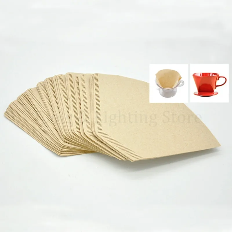 101 "v" Form Kaffeetasse Filterpapier Espresso maschine Mokka Topf Sieb Blatt zufällige Farbe