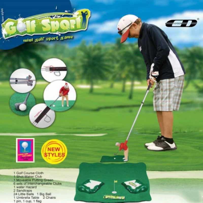 Mini juego de práctica profesional de Golf, pelota de Golf, juego deportivo, juguete para niños, palo de Golf, pelota de práctica, deportes, juegos de interior, entrenamiento de Golf