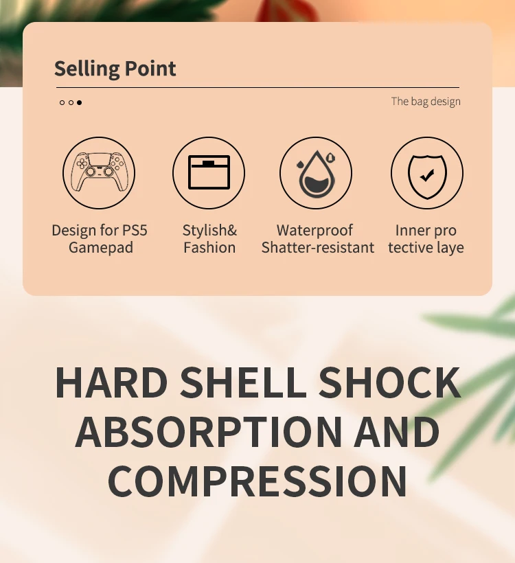 ل PS5 غمبد حقيبة التخزين إيفا الصلب مقاوم للماء واقية حمل ل بلاي ستيشن 5 الملحقات