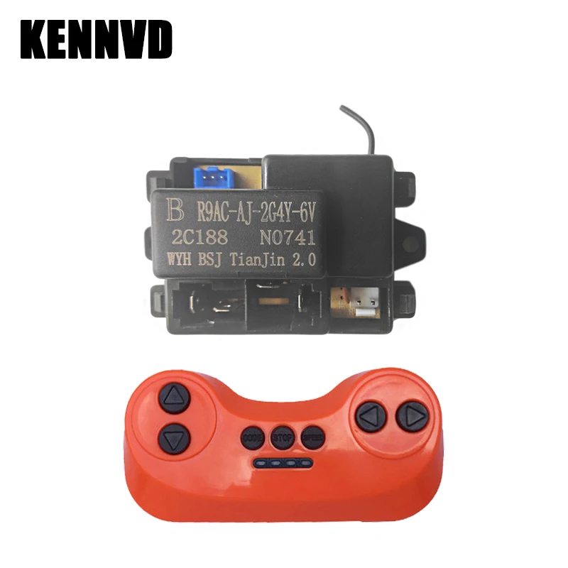 B R9AC-AJ-2G4Y-6V controller for children's electric car, kid's ride on toys remote control receiver with smooth start function