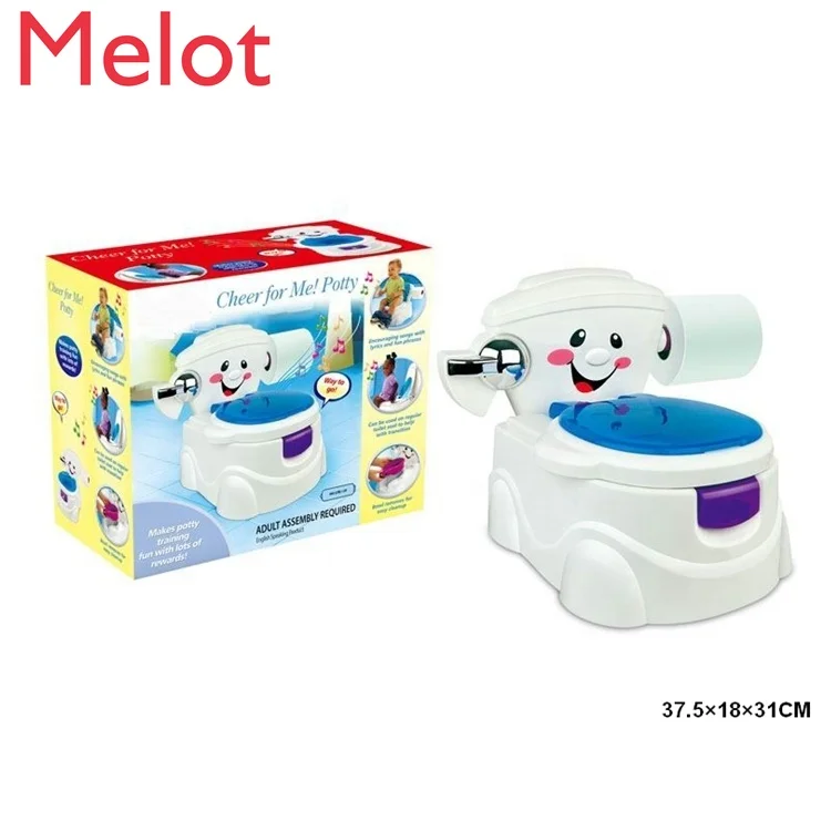 Amazon Hot Sale Carton Music Toilet Baby Potty Chair Training Seat Closestool With Music Baby Inodoros Infantiles