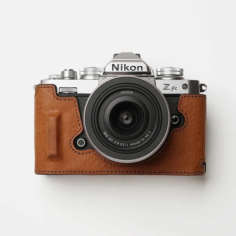 Mr. Stenen Beschermhoes Lederen Camera Case Accessoires Voor Nikon Zfc Z-Fc Canon Camera