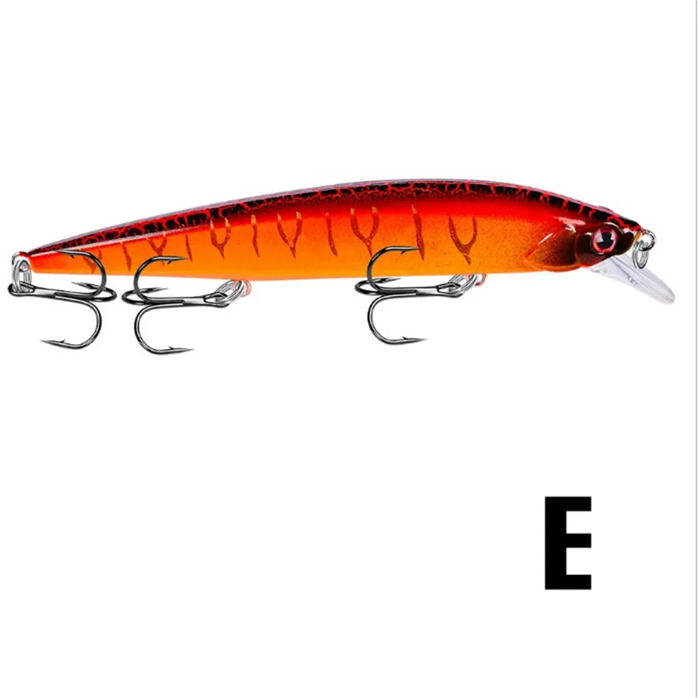 Señuelo de pesca Wobbler de 135mm y 18g, cebo duro Artificial flotante Minnow Crankbait, ojos 3D, aparejos de pesca para lubina y Lucio, 1 ud.