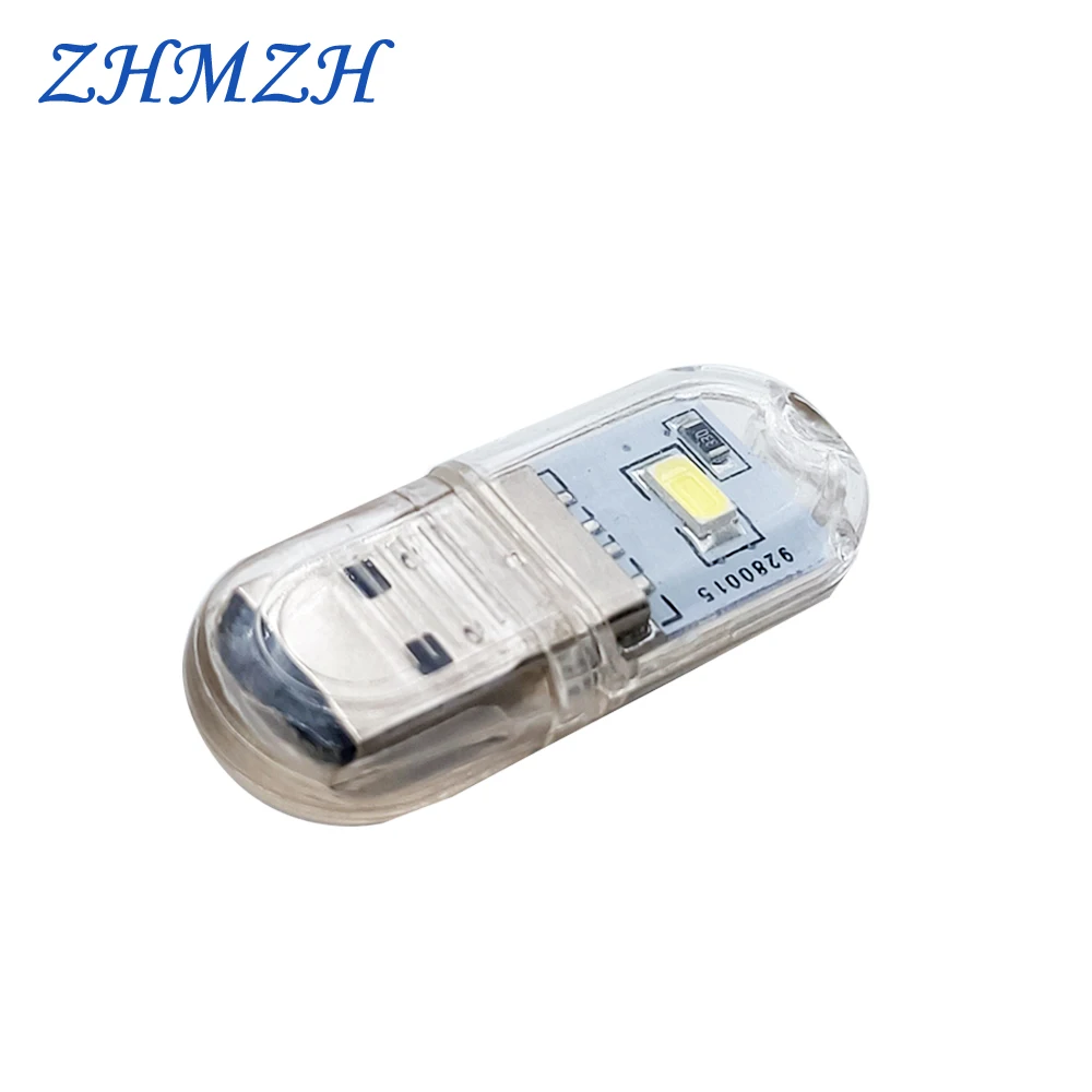 

10pcs/lot 5V USB Night Light 5730 LED Energy Gift Lamp Warm White 1W Mini U Disk Portable Power Light For Student Dormitory