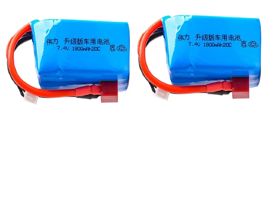 Lipo Battery 7.4V 1800mah for Wltoys A959-b A969-b A979-b K929-B RC Cars toys parts 7.4 v 2S 20C for WLtoys cars model