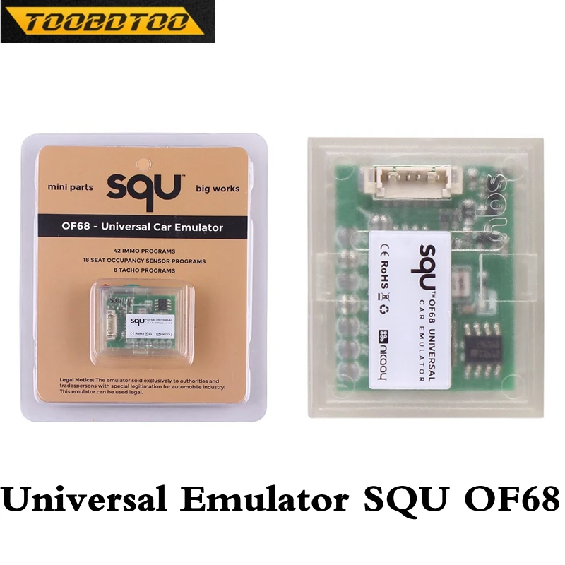 Free Shipping Car-Emulator SQU OF68 Universal SQU Signal Reset Immo off Seat occupancy sensor/Tacho programs Diagnostic Tool