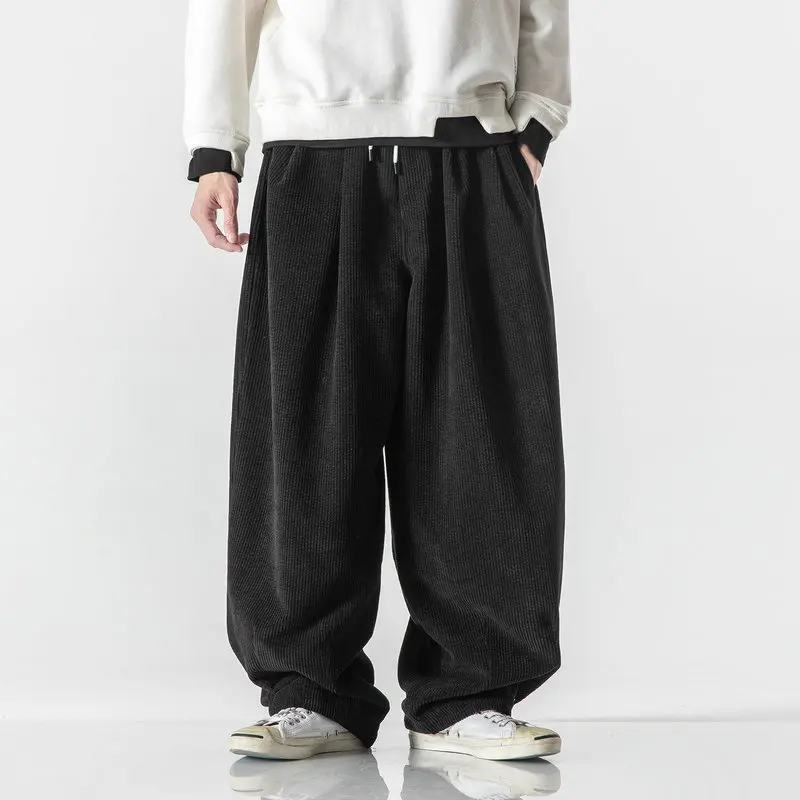 Men\'s Casual Trousers Streetwear Harem Pants Fashion Men Woman Full Length Pants Loose Male Sweatpants Harajuku Plus Size 5XL