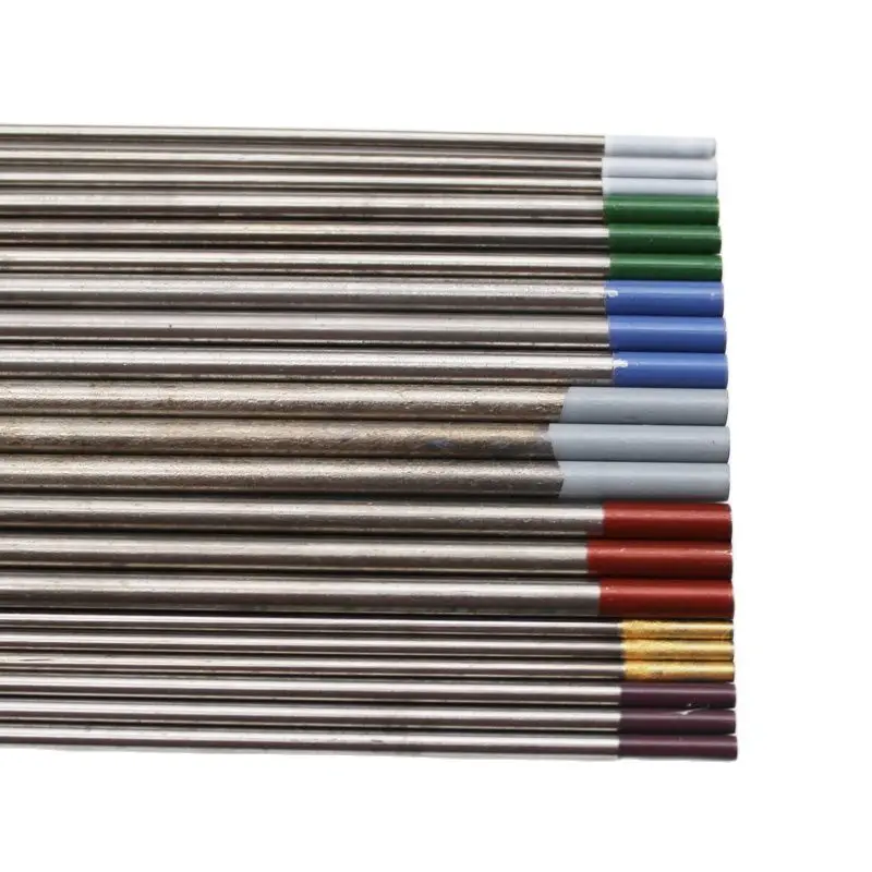 WL15 WES WC20 WP WY20 WT20 WZ8 WL20 Tungsten Electrode TIG Welding Rods Yellow Gold Purple Grey Red White Blue