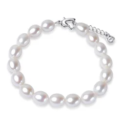 Real Pearl Bracelet AAAA Natural Freshwater Pearl Bangles Jewelry For Women Fashion Gift