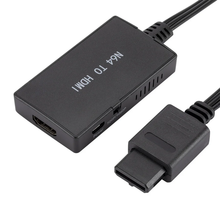 HD Suitable N64 To HDMI Converter HD Link Cable For N64/GameCube/SNES Plug and Play 1080P For N64 To HDMI Converter Cable