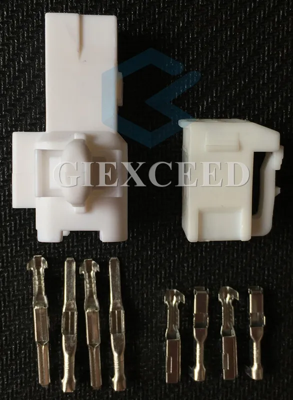 2 Sets 4 Pin 6520-0349 7282-1042 Automotive Connector 90980-10795 For Toyota Lexus