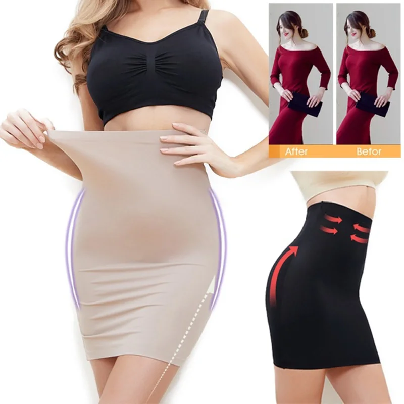 Wholesale Super Elastic Control Slips Women Slimming Underwear High Waist Body Shaper Tummy Control Panties Slip Modeling Corset