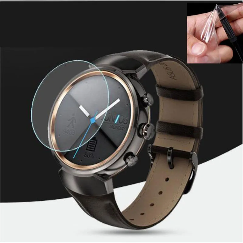 Anti-shock Soft TPU Ultra HD przezroczysta osłona folii ochronnej dla Asus ZenWatch 3/ZenWatch3 Smart Watch Screen Protector Cover