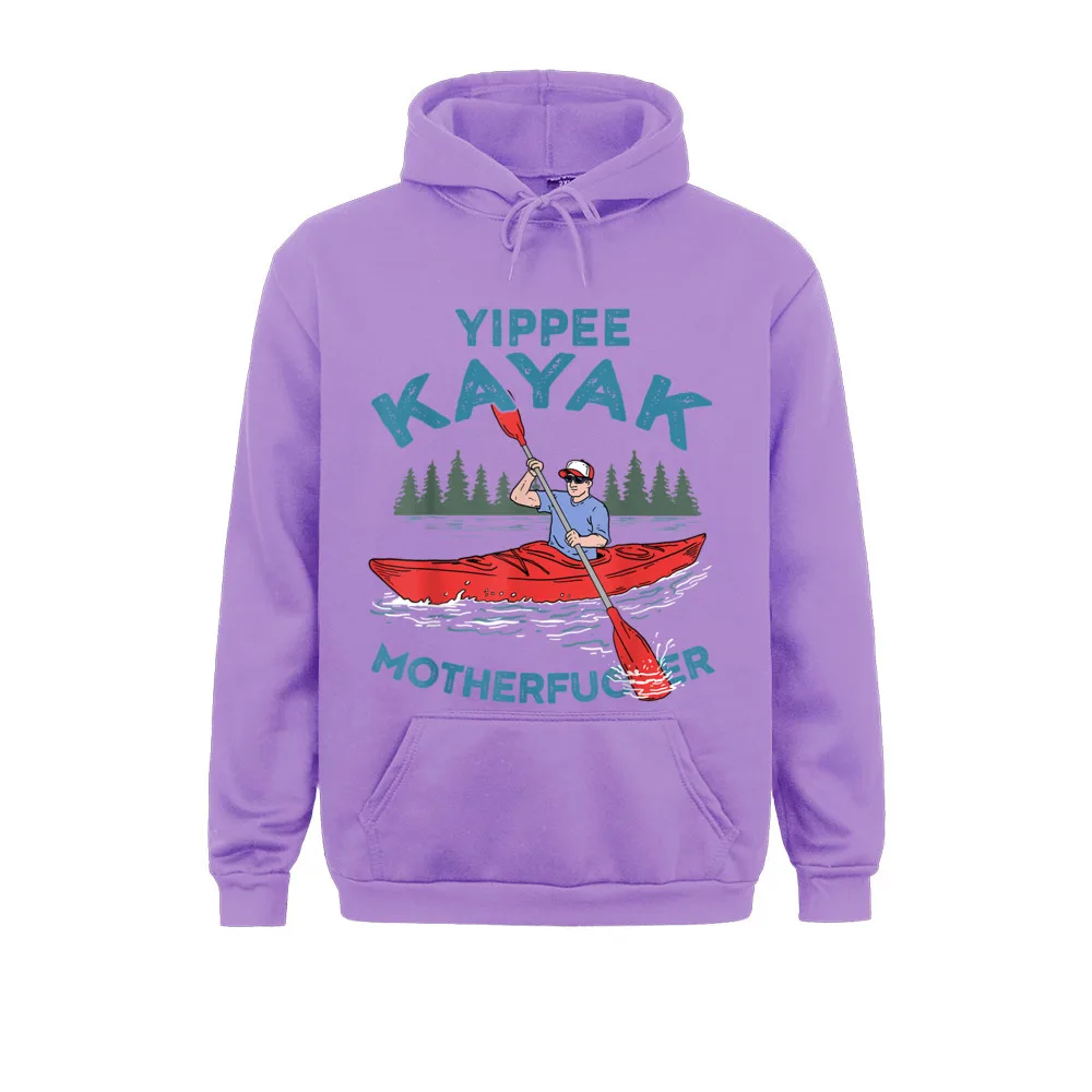 Funny Kayak Yippee Kayak Men Canoeist Kayaking Sweatshirts Winter Group Hoodies Long Sleeve Designer Clothes Men