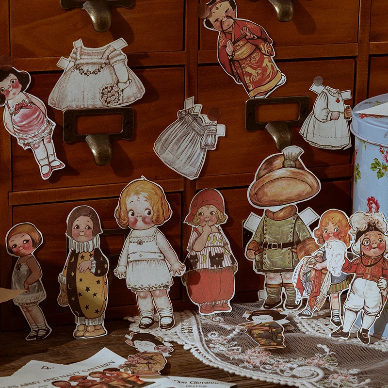 10 pcs/lot Vintage INS Simulation Old book page Scrapbooking material paper Decoration DIY Retro Old newspaper Background paper