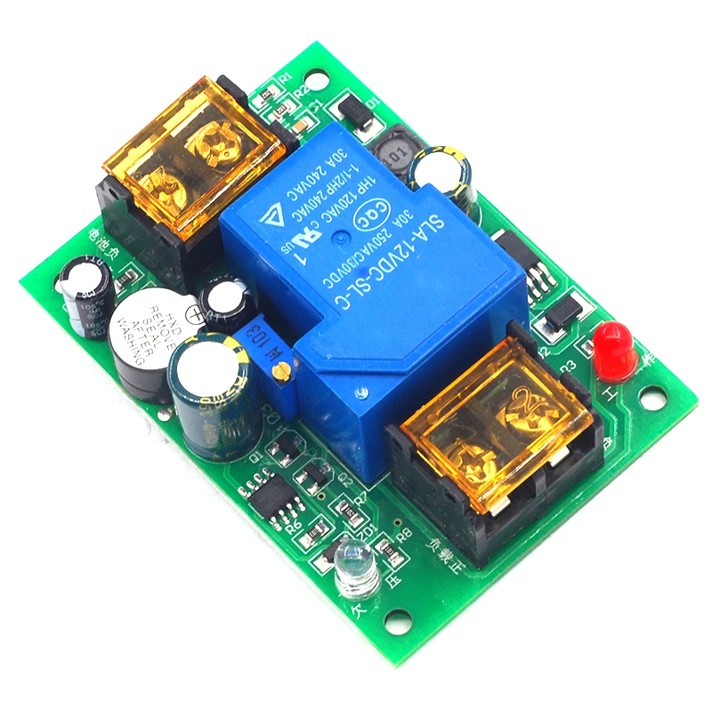 DC 12V 24V 36V 48V 30A CAR battery anti over-discharge protection board W delay alarm FOR LifePo4 Lithium Lead acid cells