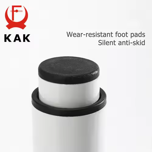 KAK Black Furniture Legs Adjustable Height Carbon Steel Table Feet Sofa Bed Leg Replacement 1000KG Heavy Duty Furniture Hardware - Image 3