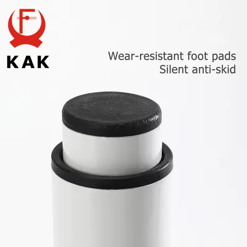 KAK Black Furniture Legs Adjustable Height Carbon Steel Table Feet Sofa Bed Leg Replacement 1000KG Heavy Duty Furniture Hardware - Image 3