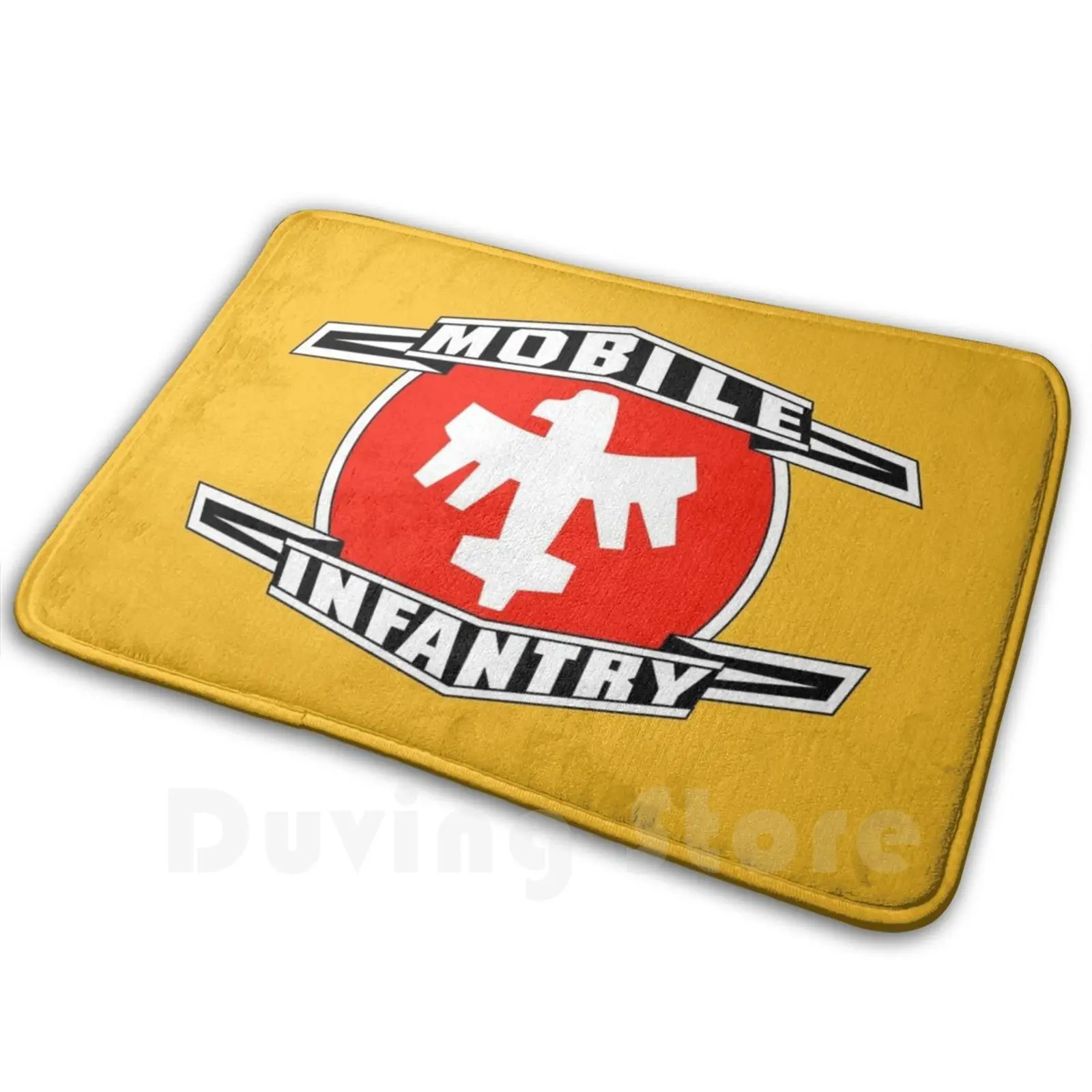 Starship Troopers Mobile Infantry Emblem Mat Rug Carpet Anti-Slip Floor Mats Bedroom Starship Troopers Mobile Infantry Science